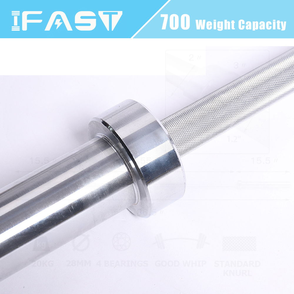 4Ft Barbell Bar For 2" Olympic Plates